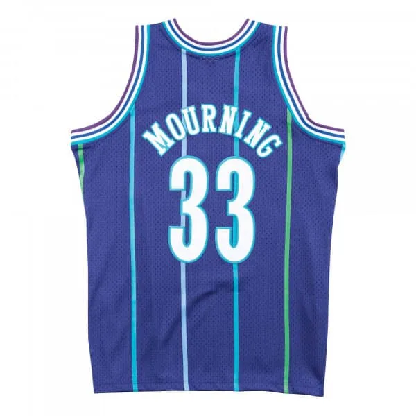 M&N NBA Swingman Jersey Charlotte Hornets Alternate 1994-95 Alonzo Mourning