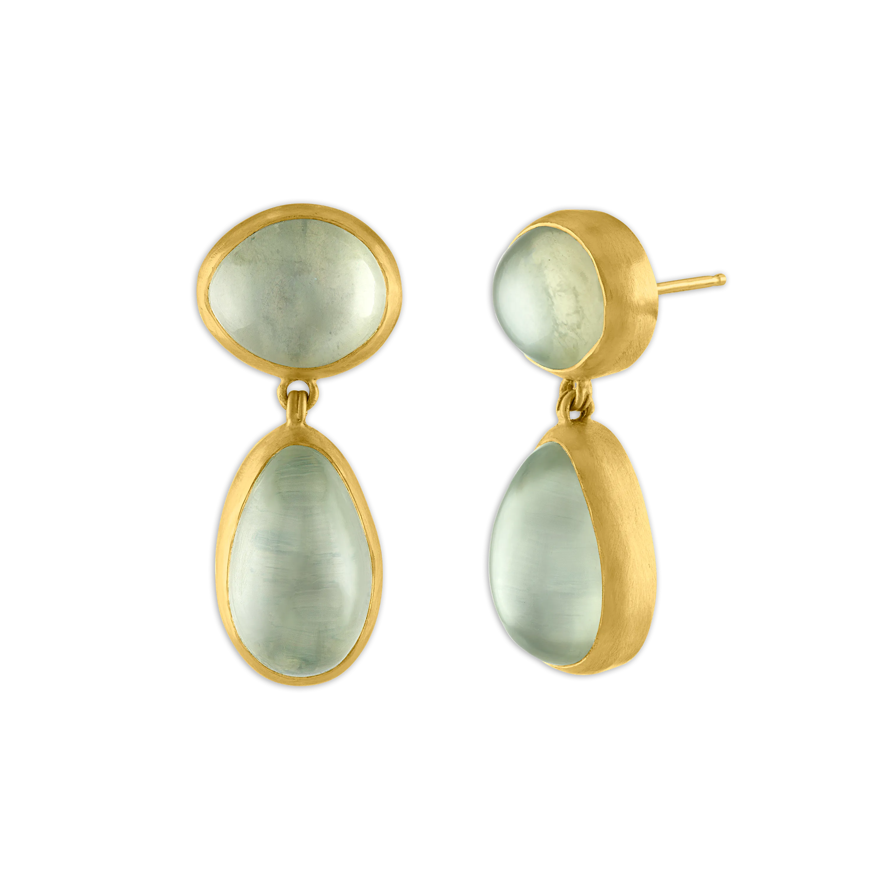 Mango Moonstone Amphora Earrings