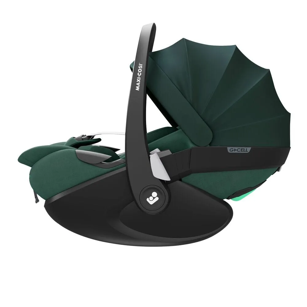 Maxi Cosi Pebble 360 PRO Car Seat and Base - Essential Green