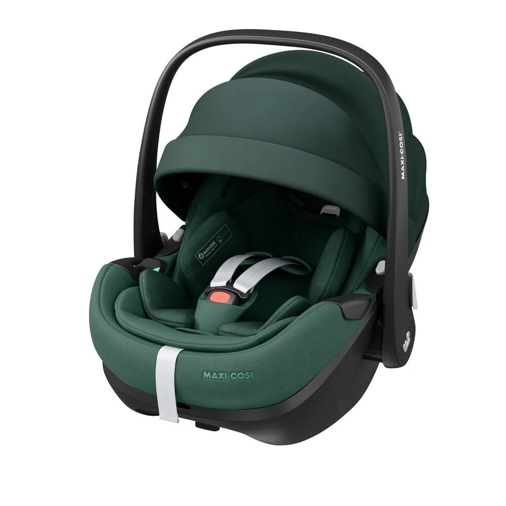 Maxi Cosi Pebble 360 PRO Car Seat and Base - Essential Green