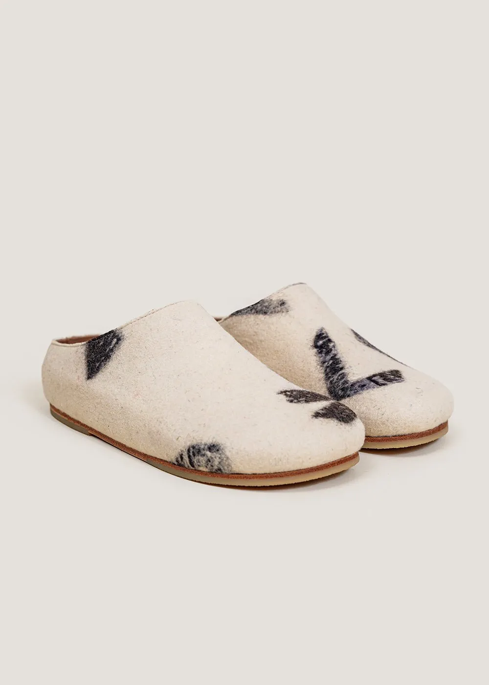 Merle Felt Mono Mule