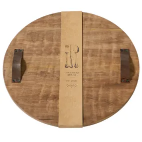 Mud Pie Round Wood Serving Board