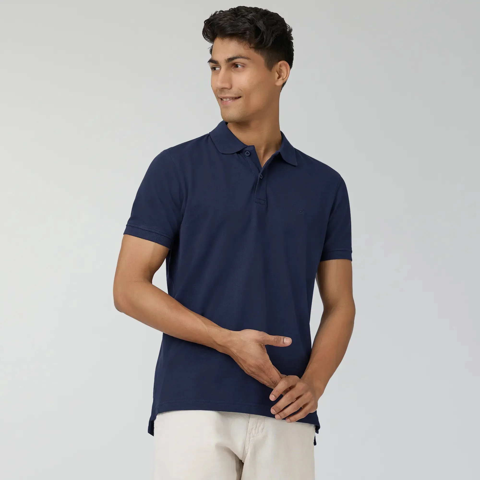 Nova Combed Cotton Polo T-shirts Midnight Blue