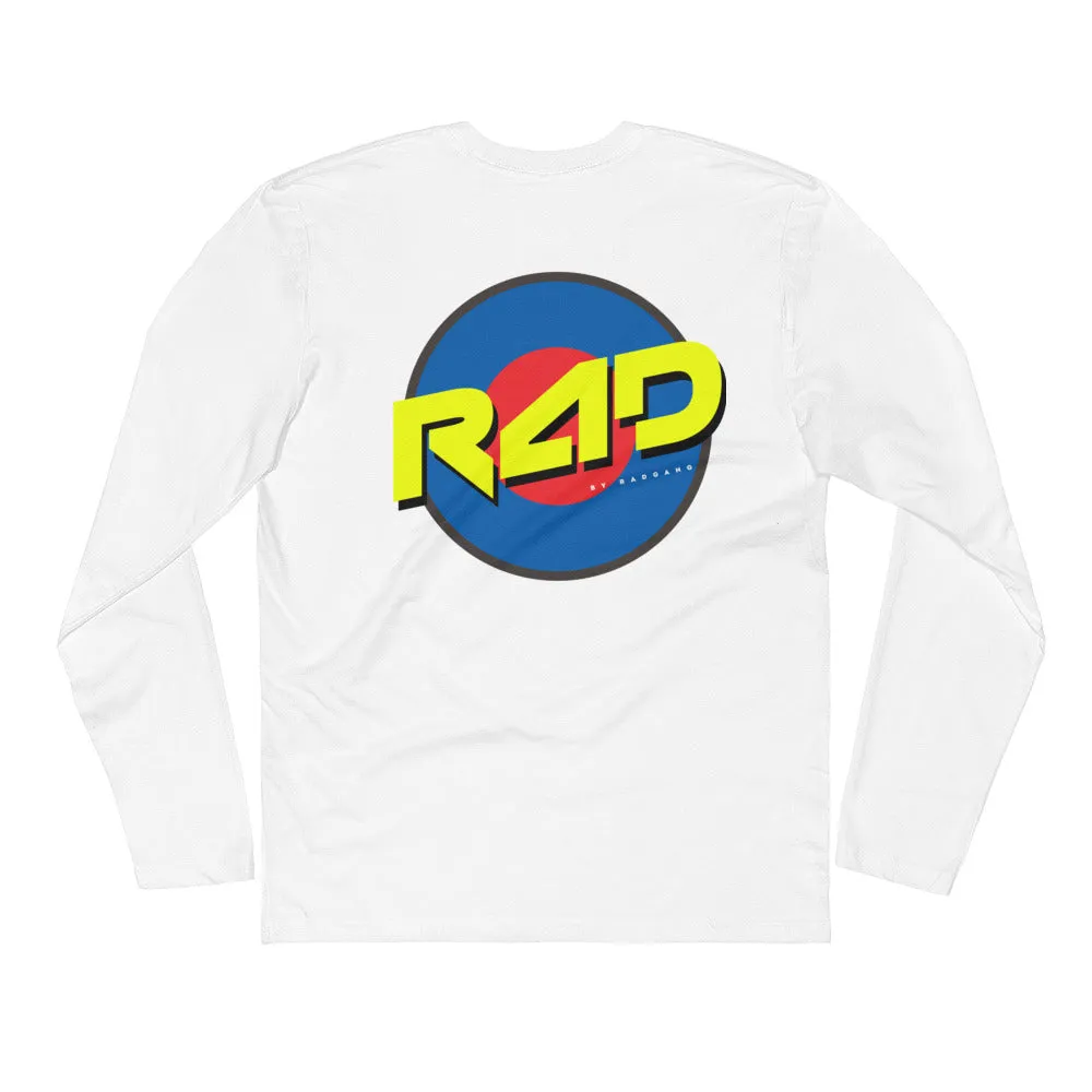 RAD TARGET LONG SLEEVE TEE - WHITE