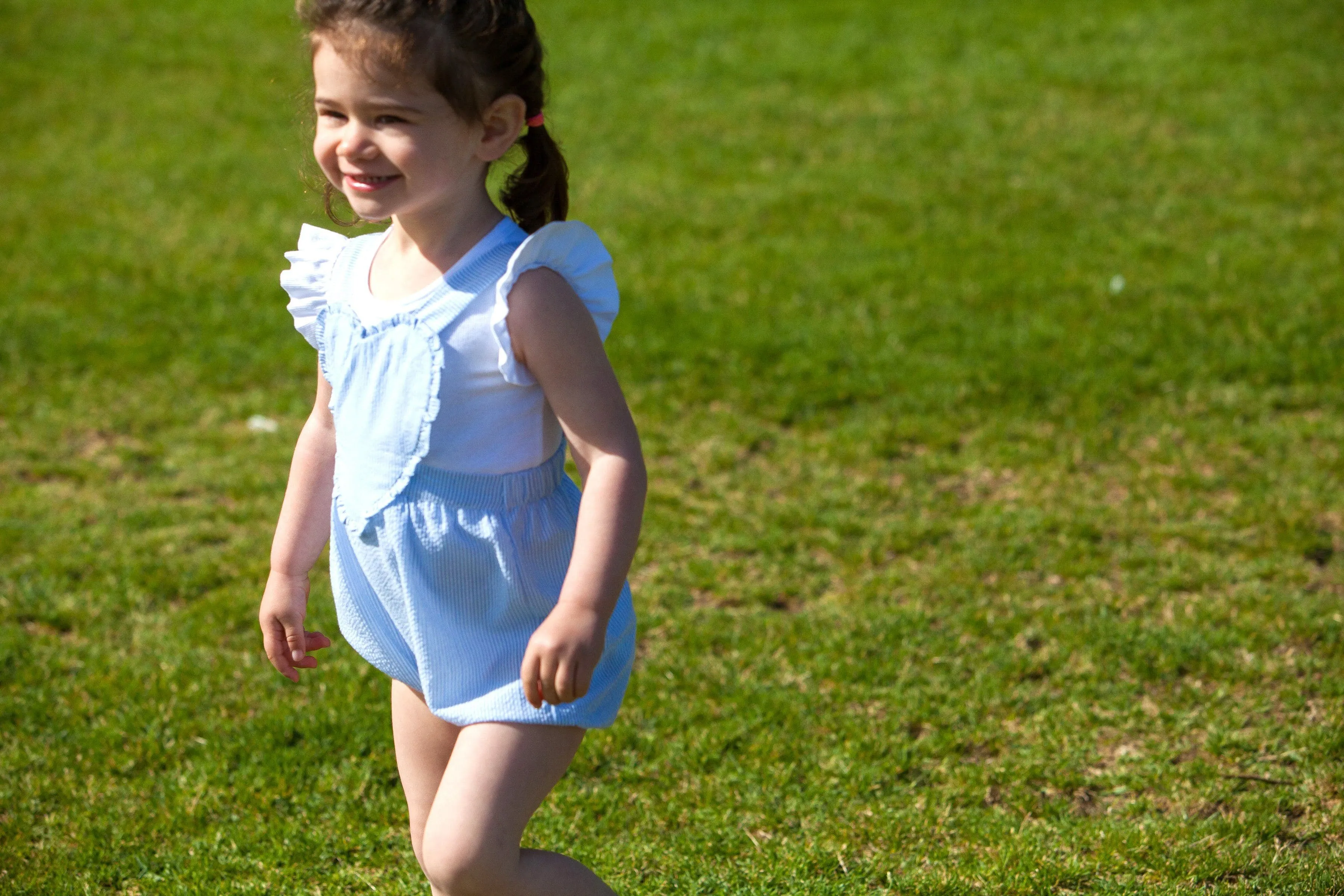 Seer Sucker Playsuit (Milky Baby)