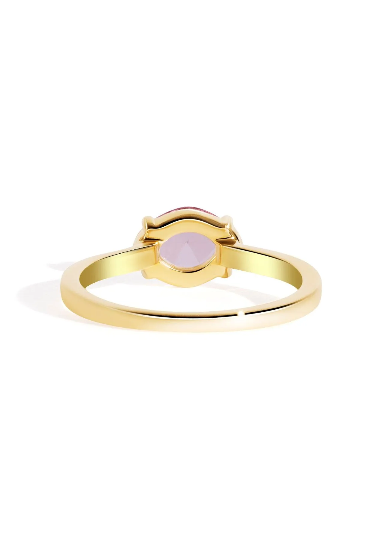 The Nova Ring with 1.06ct Rose Cut Pink Sapphire