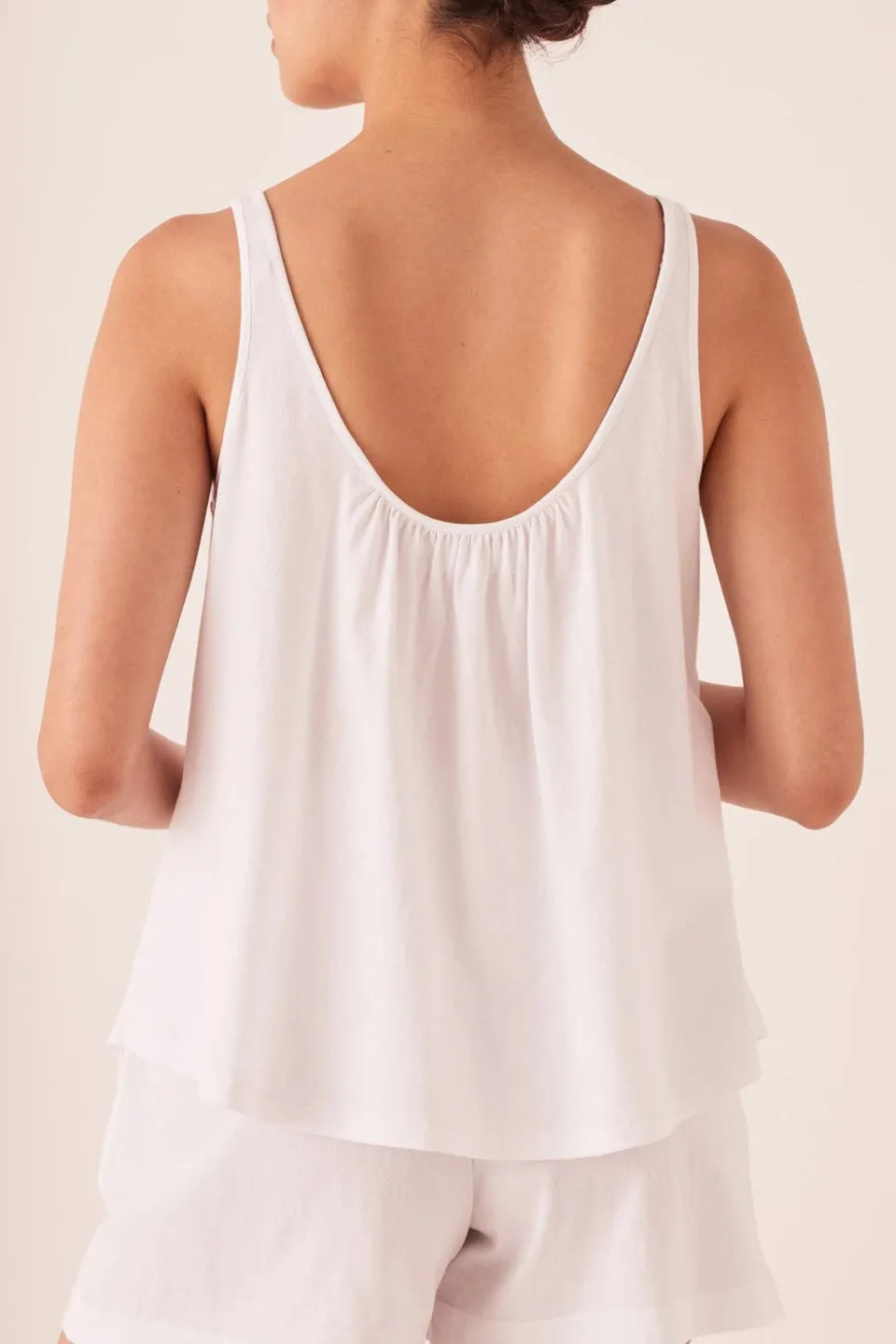 Tilly White Cotton Cami