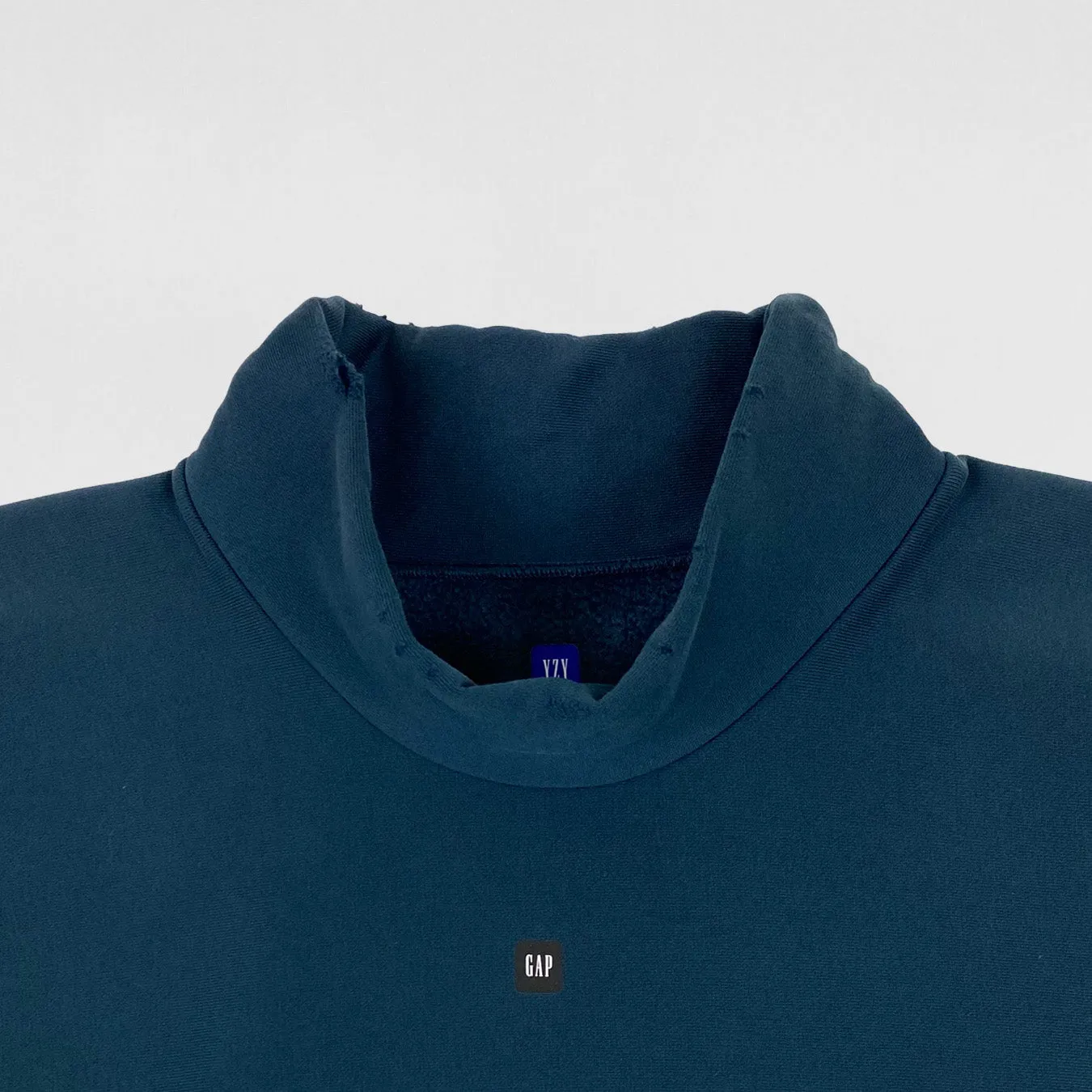 YGEBB 2022 High Neck Logo Sweater In Dark Blue